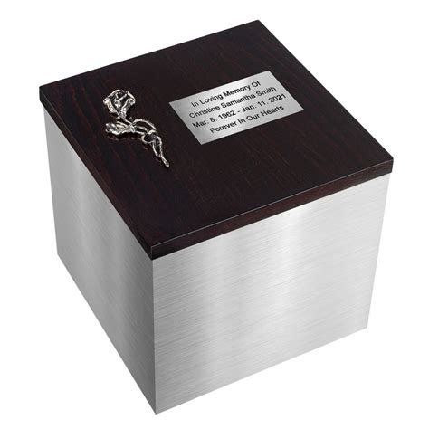 cremation remains metal box|burial box for cremated remains.